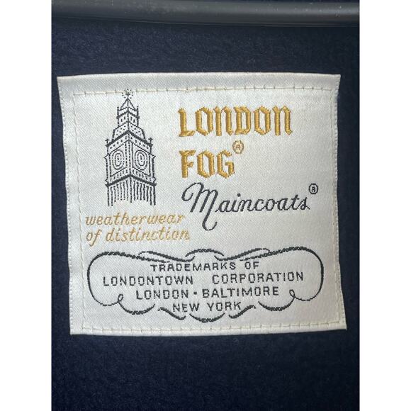VTG London Fog ladies maincoat 14P blue - Picture 3 of 12